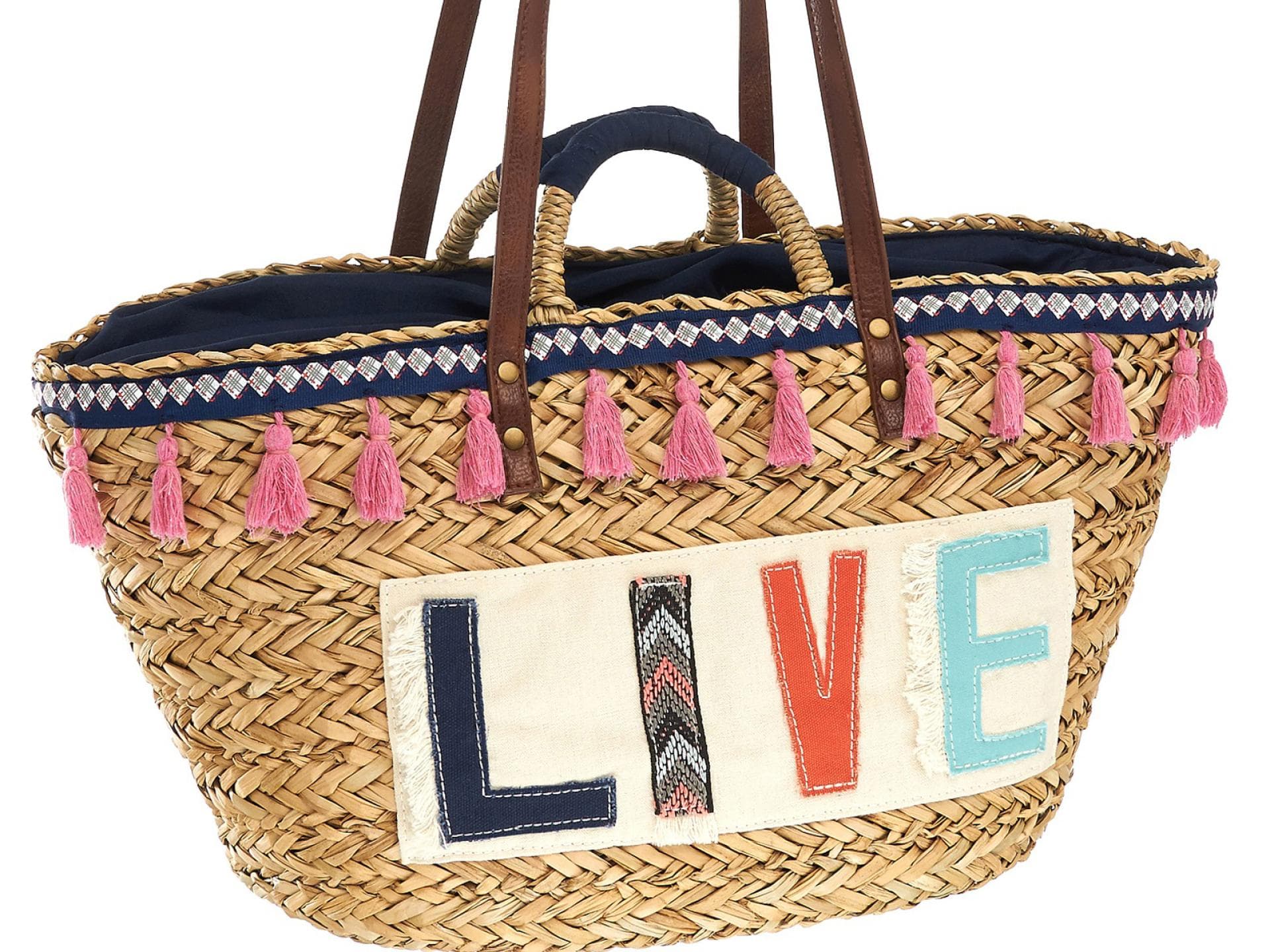 Große Strohtasche von Deichmann