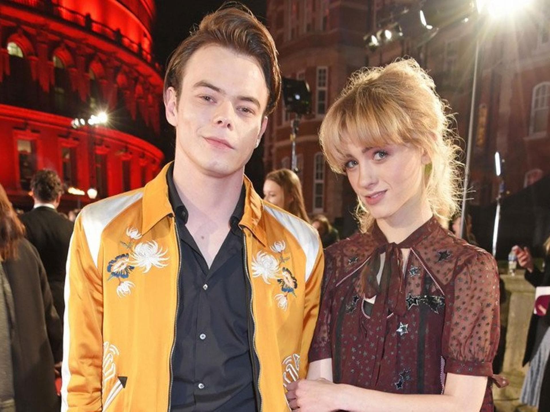 Natalia Dyer & Charlie Heaton Natalia Dyer & Charlie Heaton