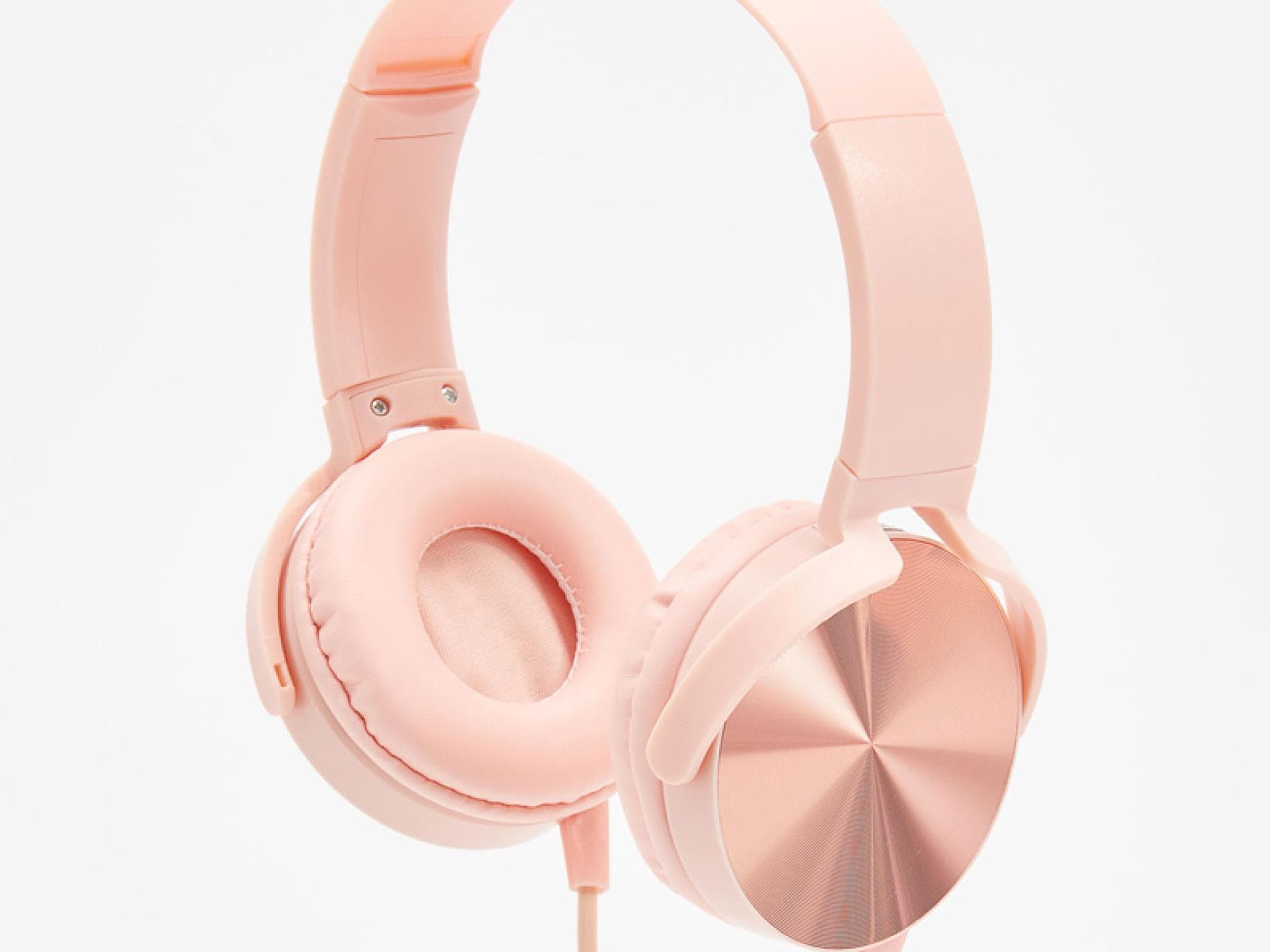 Pinke Kopfhörer von Reserved