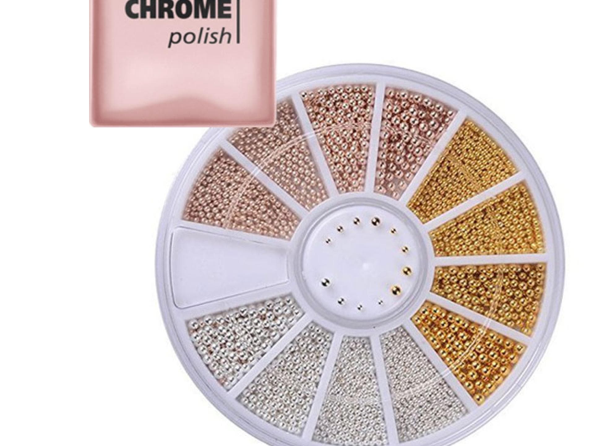 Die Produkte für die perlenbesetzten Nägel