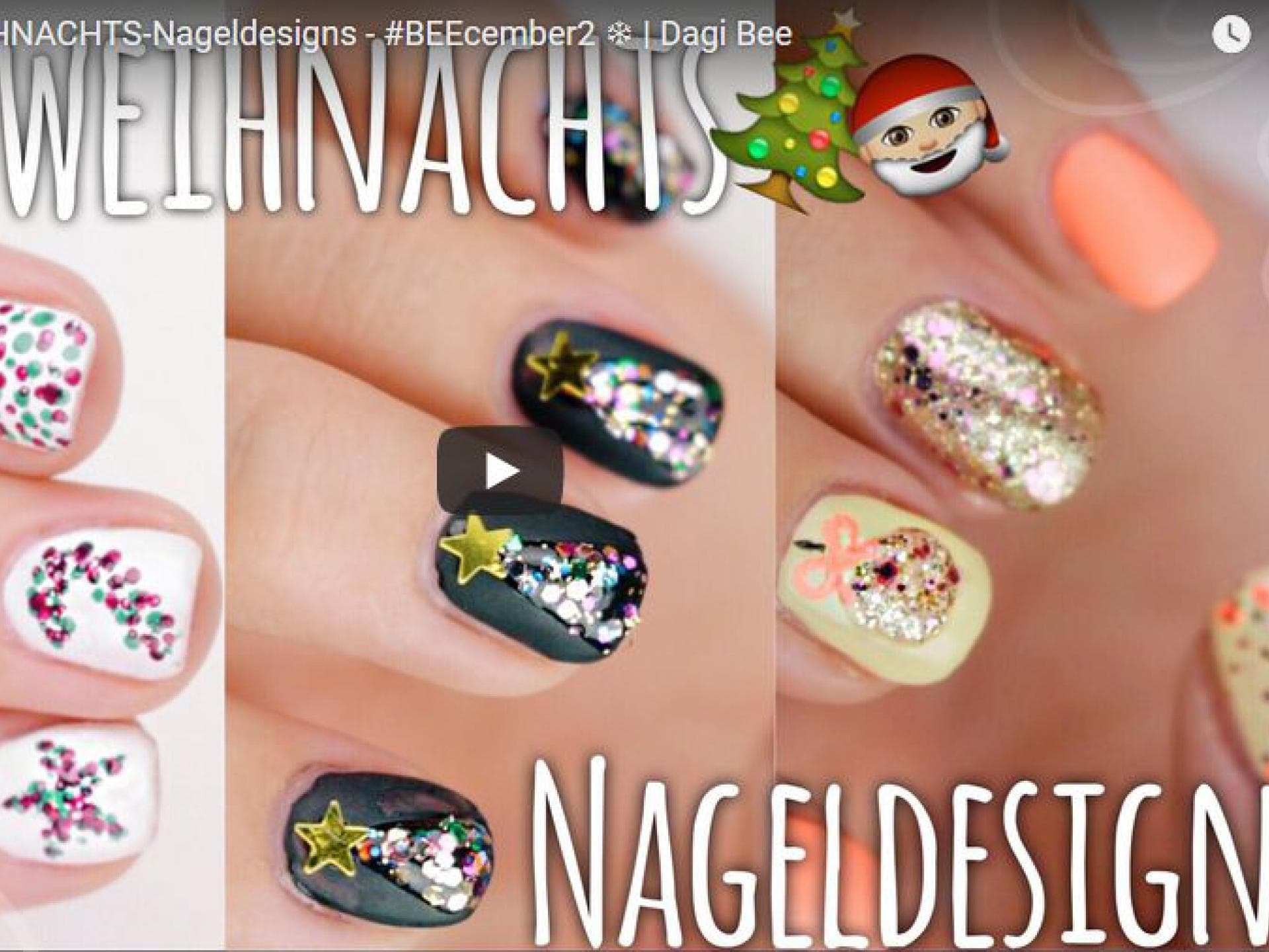 Dagi Bee: Weihnachts-Nageldesigns