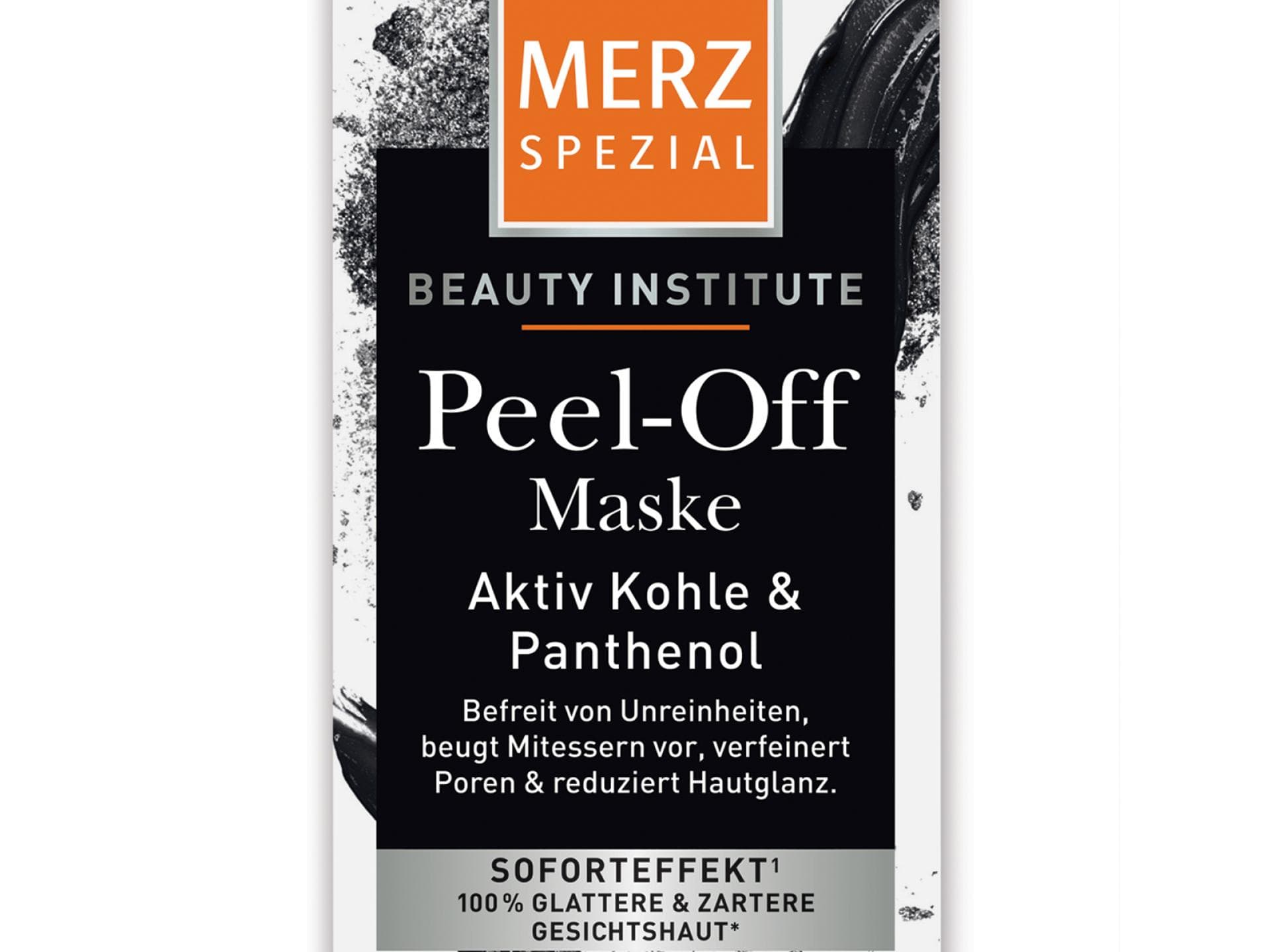 Peel-Off Maske mit Aktiv-Kohle und Panthenol von Merz Spezial