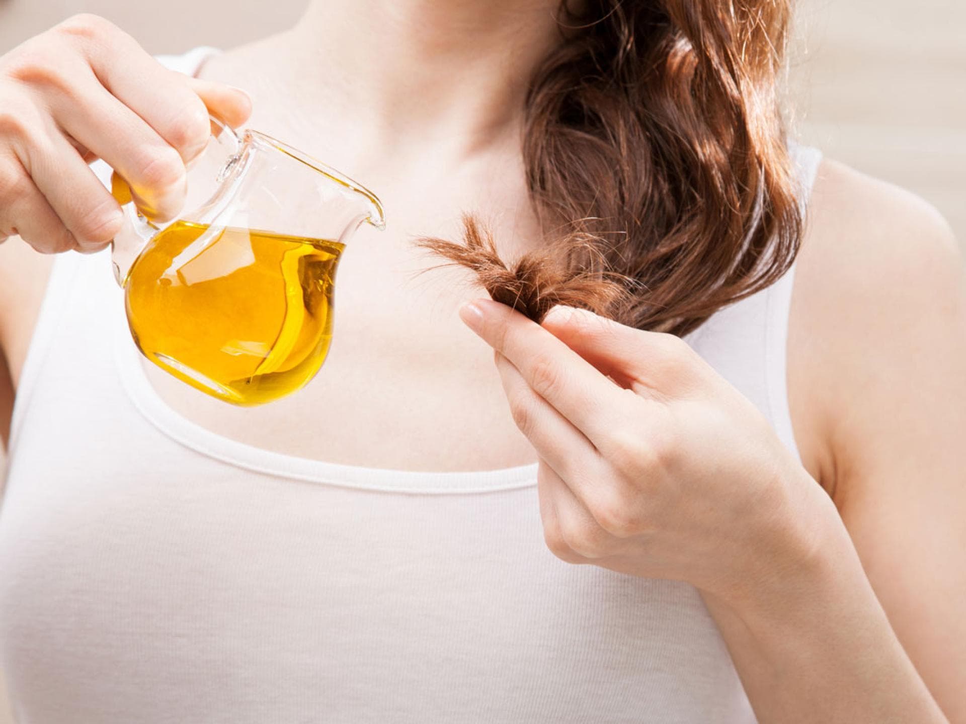 Olivenöl gegen Spliss