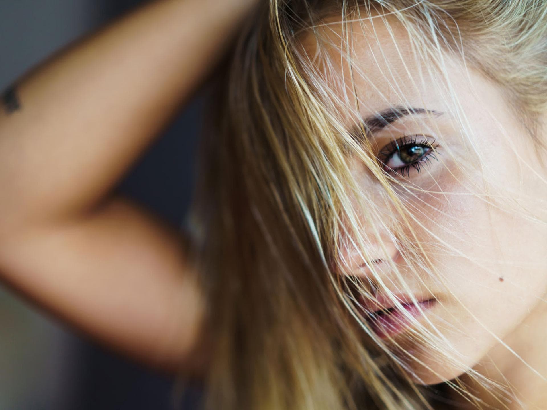 Essig für glänzendes Haar