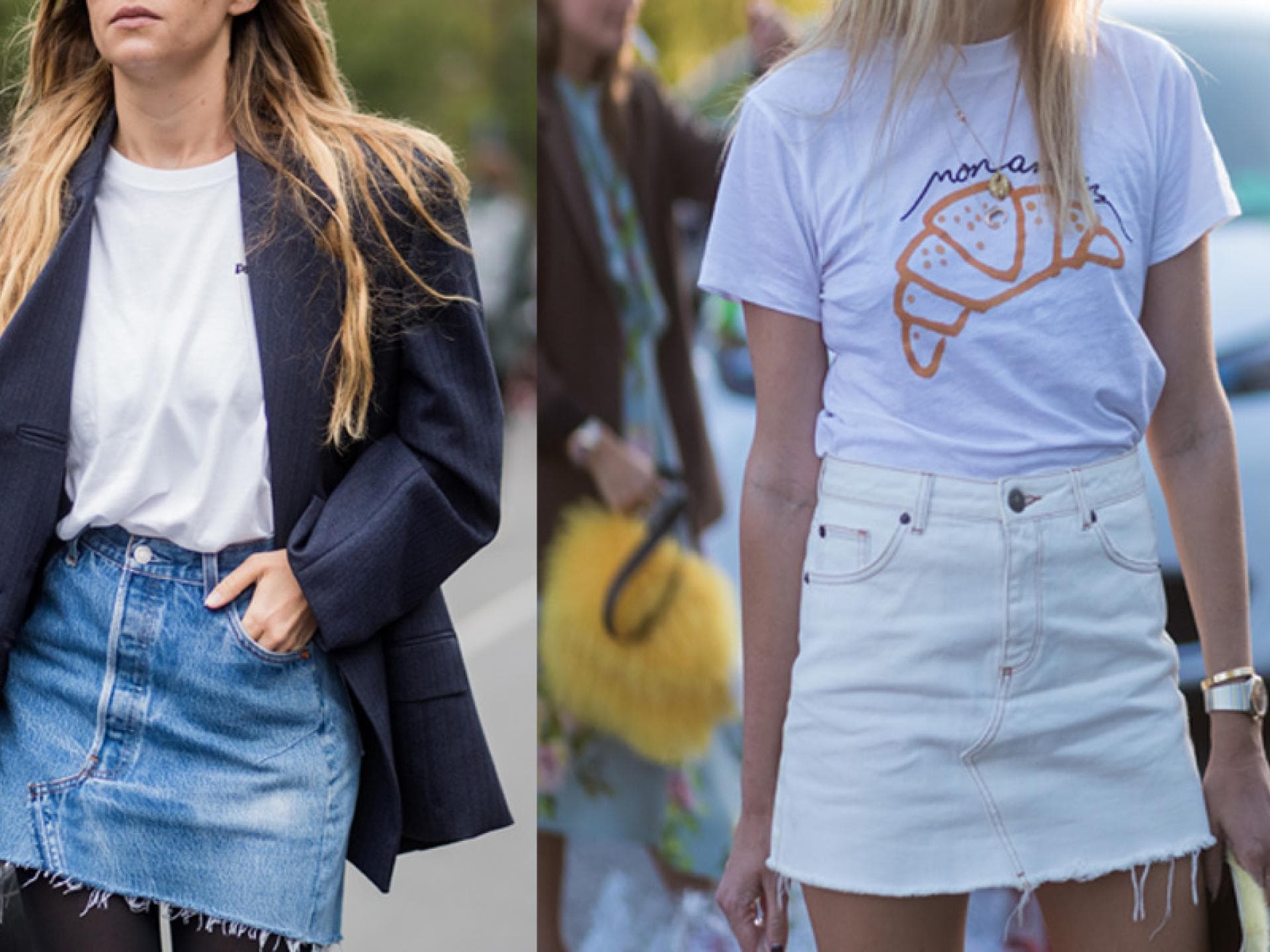 Jeansrock-Trend-quer Jeansrock-Trend-quer