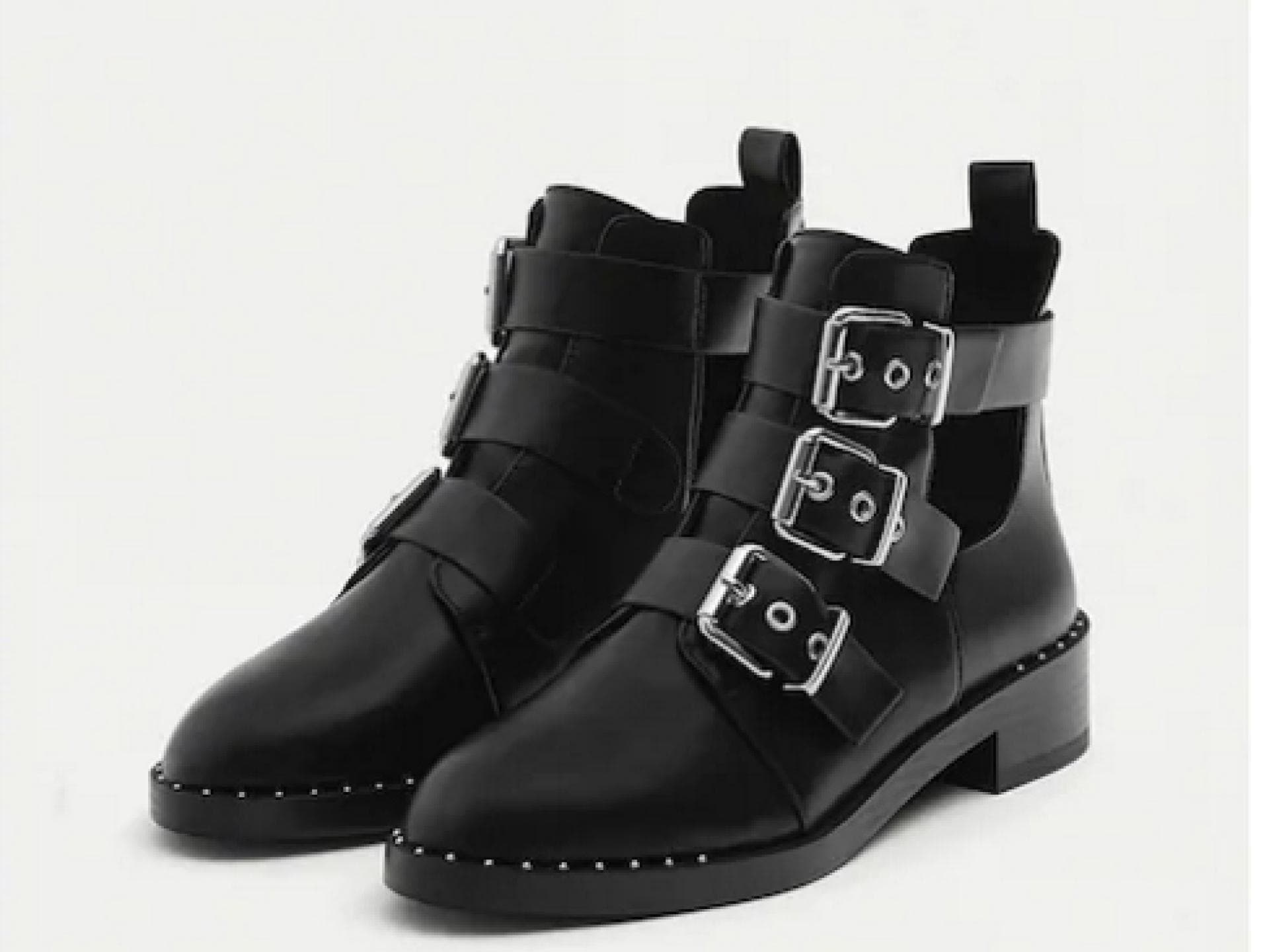 Flache modische Stiefeletten Flache modische Stiefeletten