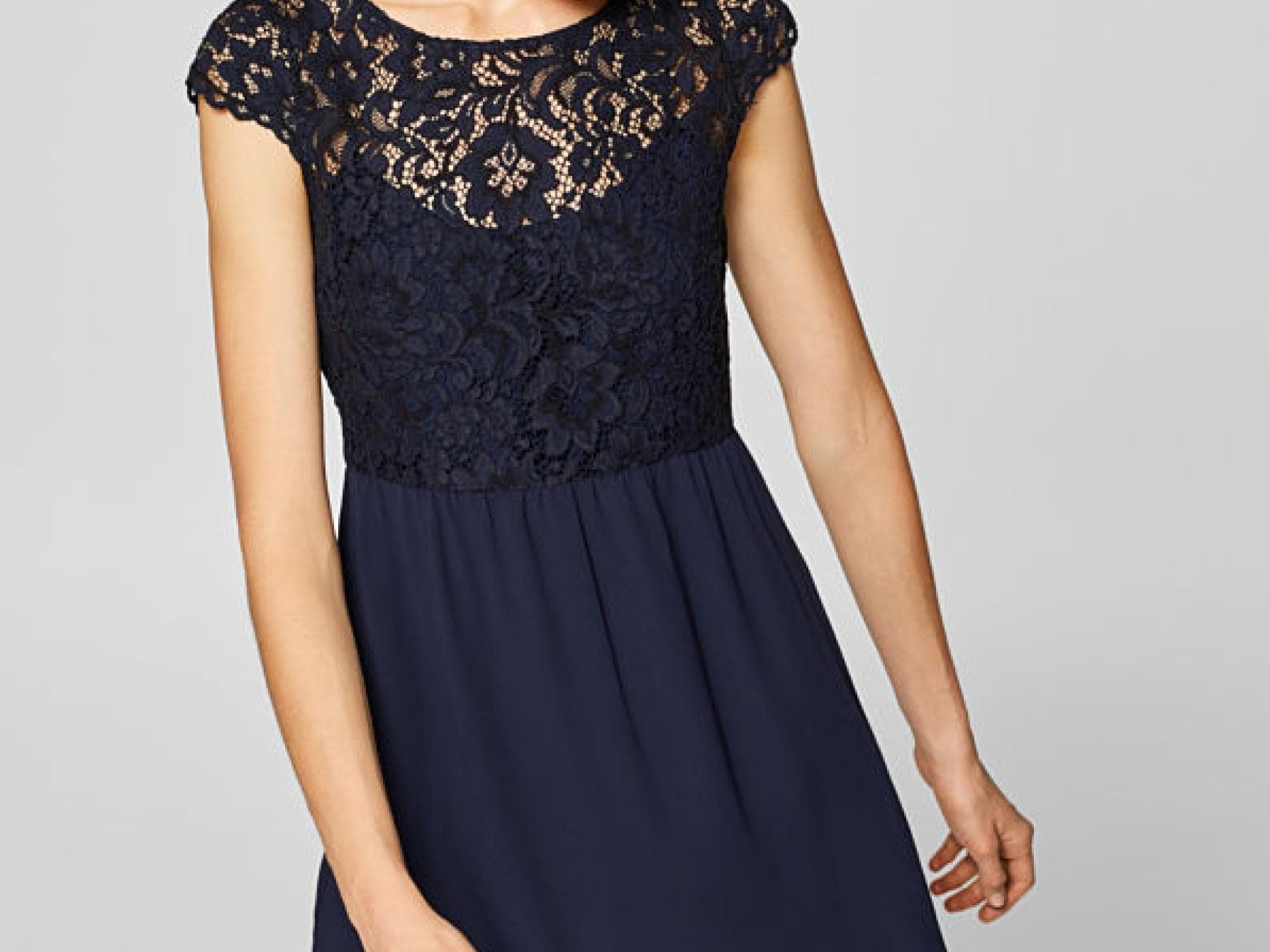 Schwarzes Konfirmationskleid von Esprit Schwarzes Konfirmationskleid von Esprit