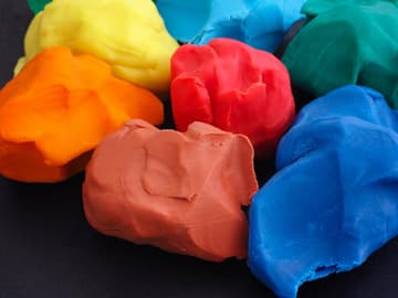 Bunte Knete