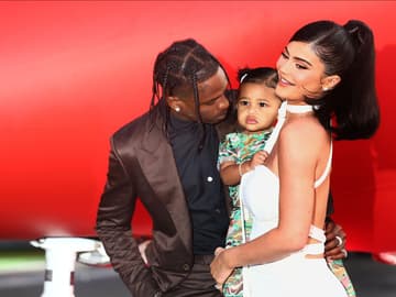 Travis Scott, Stormi und Kylie Jenner