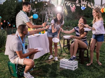 Sicherheit Gartenparty q