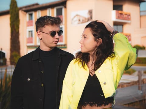 Flirten auf dem Schulweg
