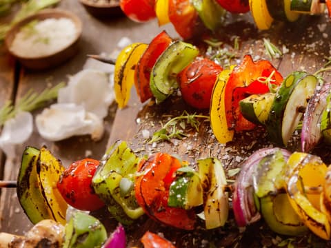 Rezepte: Veggie-Barbecue quer Rezepte: Veggie-Barbecue quer