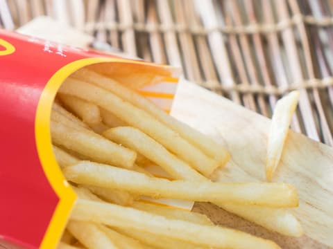 Knoblauch-Pommes quer Knoblauch-Pommes quer