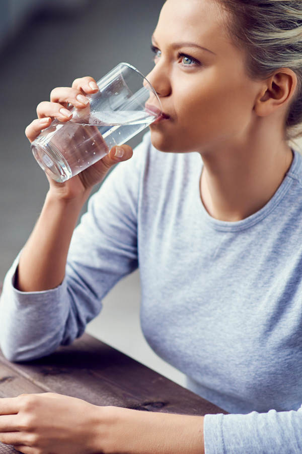 Viel Wasser trinken