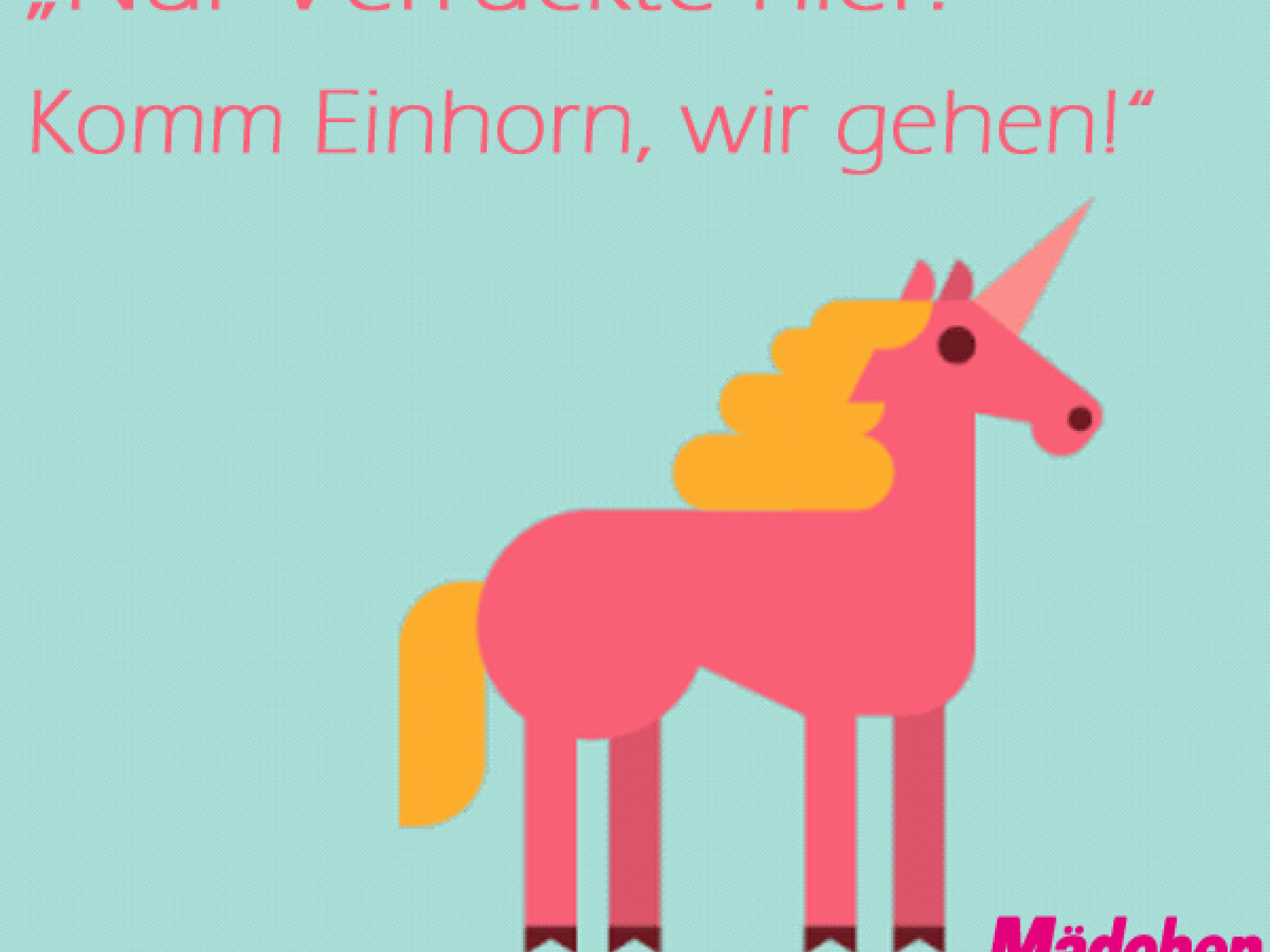 #EinhornVerrückt