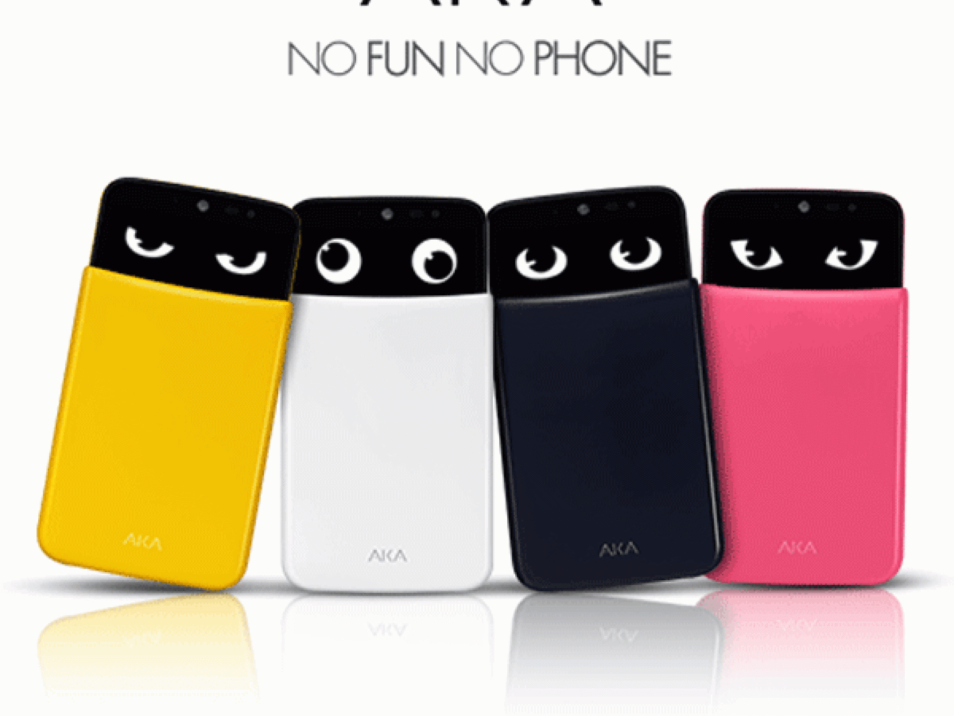 LG AKA: Handy mit bewegten Augen LG AKA: Handy mit bewegten Augen