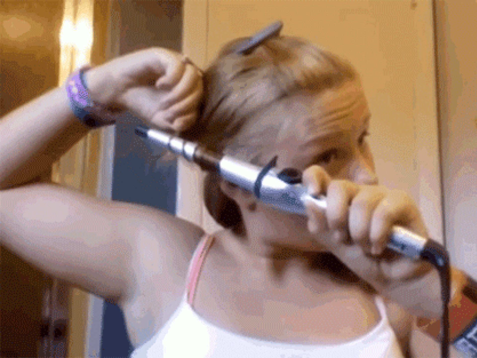 Hitzeschutz für glatte Haare