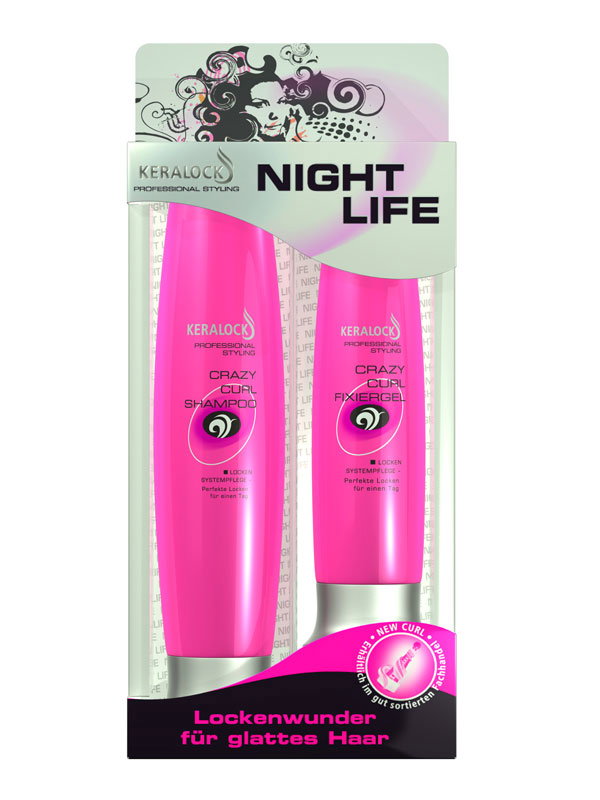 KERALOCK Night Life Farbhaarspray – Temporäre Highlights In Lila, 2er Pack