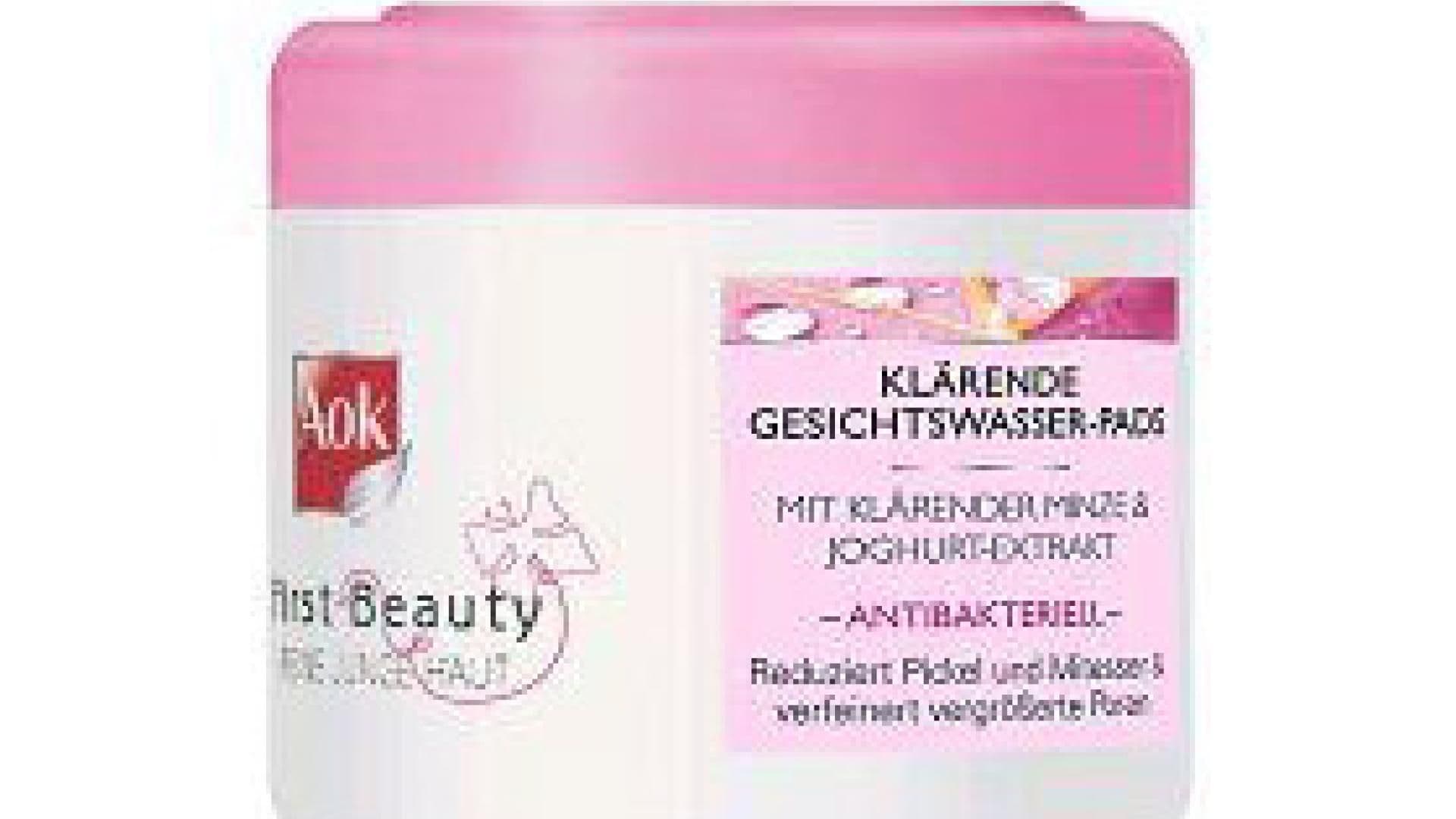 Gesichtswasser-Pads von AOK