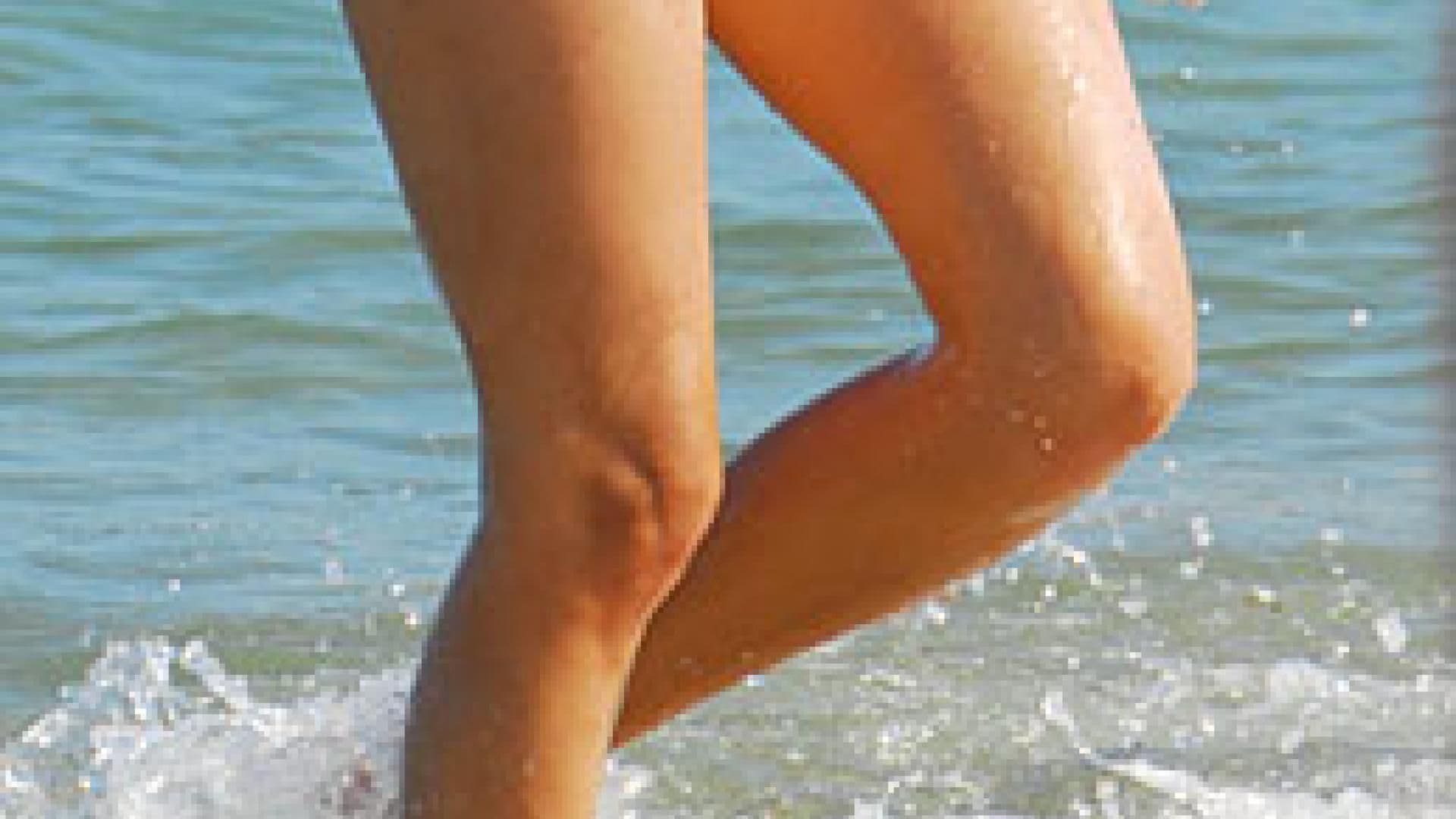 Penélope Cruz am Strand