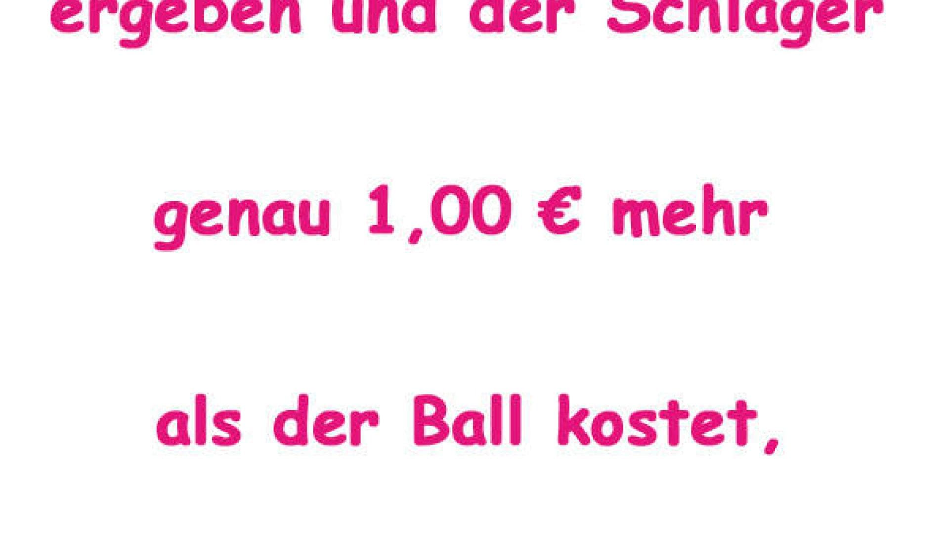 Der Schläger Und Der Ball Kosten