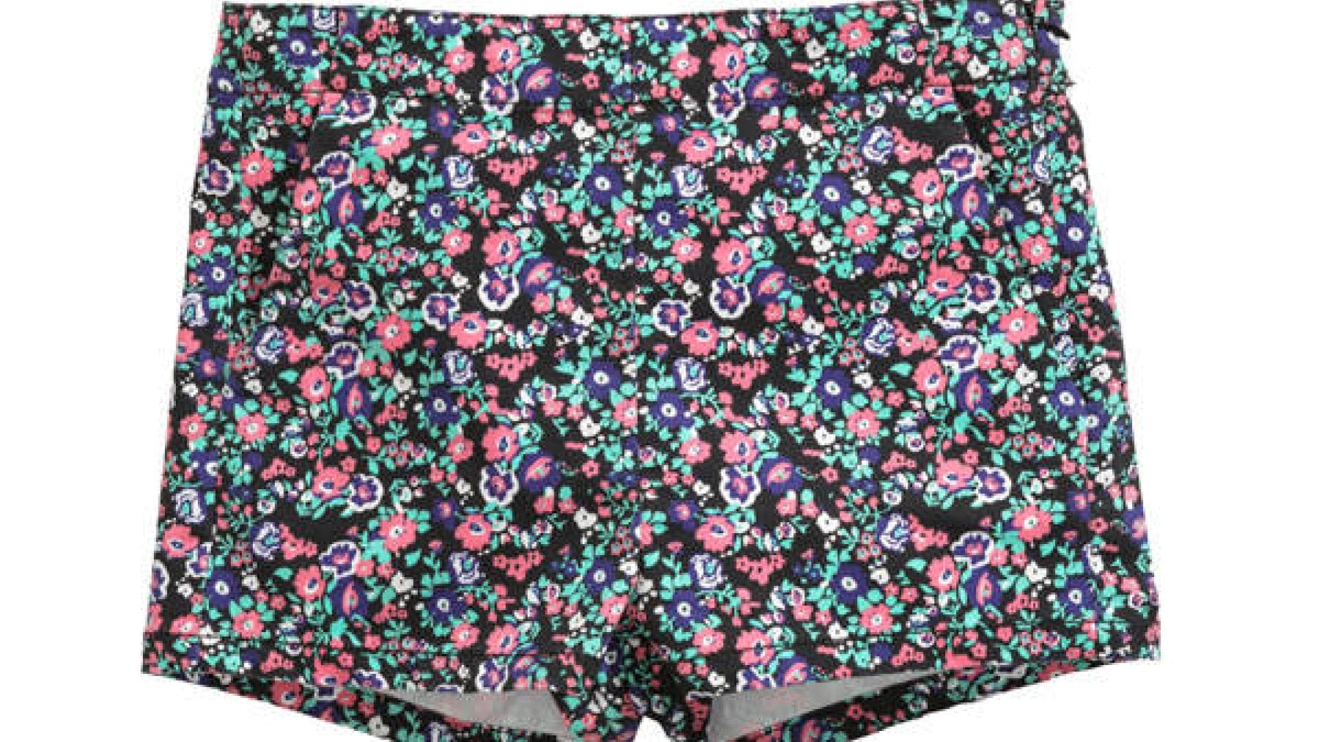 Geblümte Hot Pants von H&M