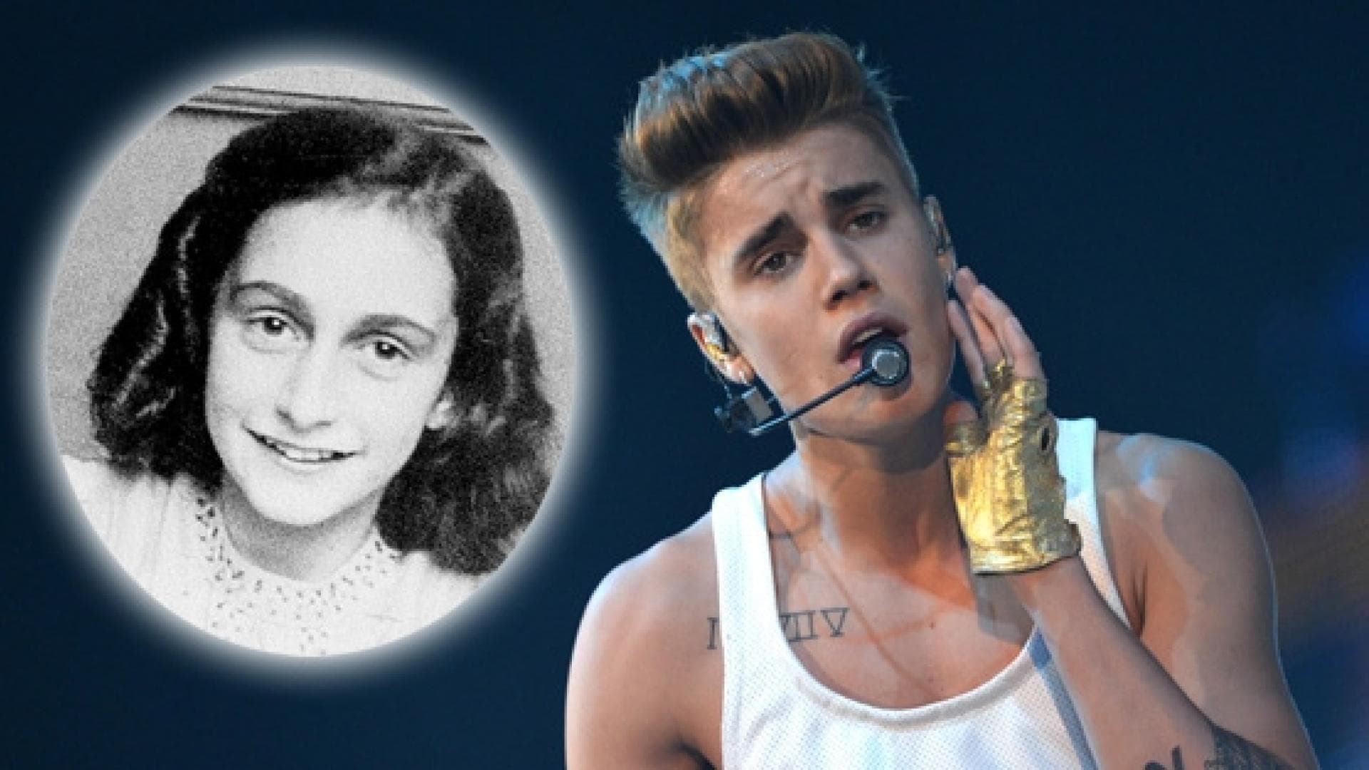 Justin Bieber im AnneFrankHaus