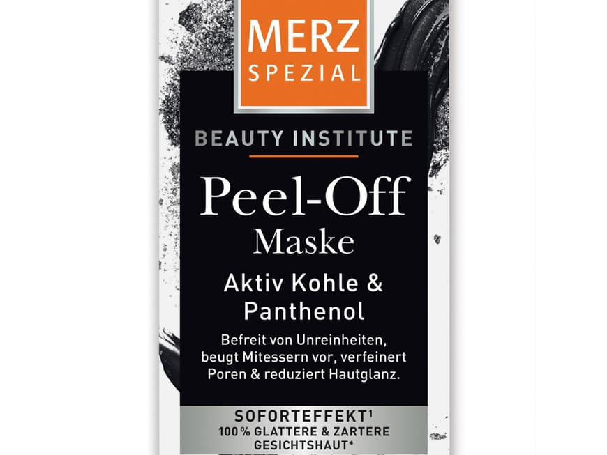 Merz Spezial Peel Off Maske Aktivkohle Erfahrung Peel-Off Maske mit Aktiv-Kohle und Panthenol von Merz Spezial